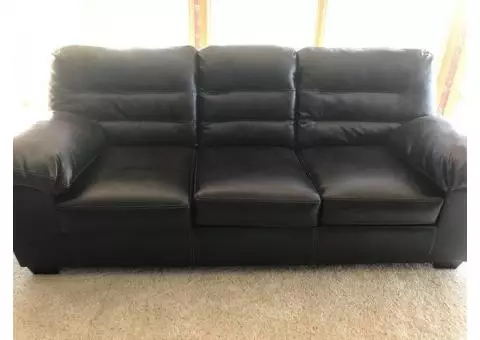 Like new pleather couch